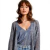 Cardigan Donna Molly Bracken LA1711DP Blu Moda Casual