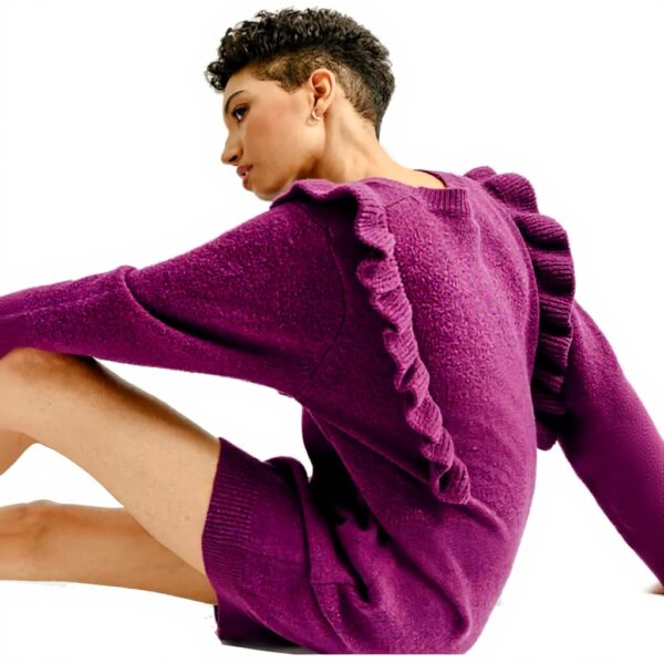 Abitino Donna Molly Bracken Maglia Lunga Calda Viola