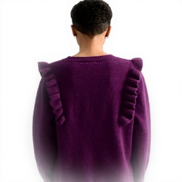 Abitino Donna Molly Bracken Maglia Lunga Calda Viola