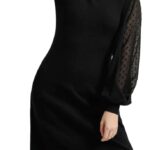 Abitino Nero Lana Molly Bracken Donna Casual Manica Lunga-0