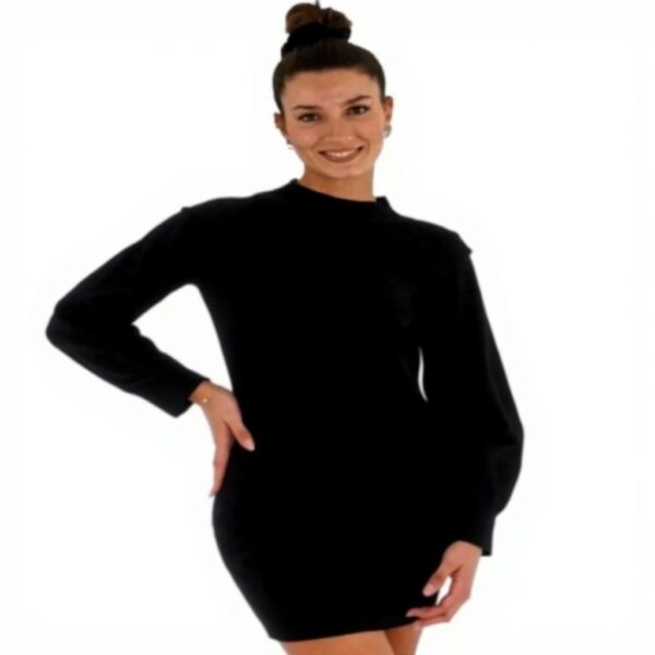 Abito donna nero Molly Bracken LA1360BN casual taglia L