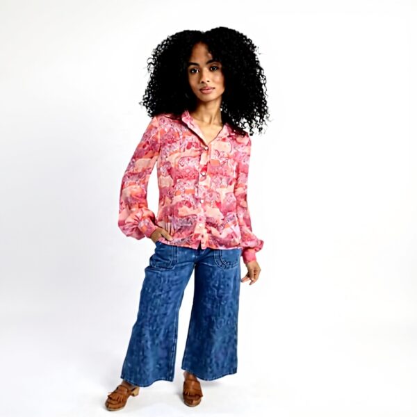 Camicia ampia stampata MOLLY BRACKEN donna poliestere