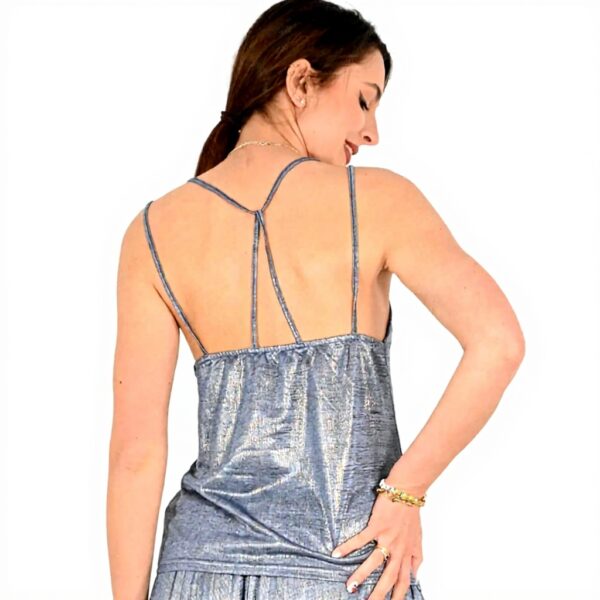 Canotta donna Molly Bracken blu P1275DE intimo moda