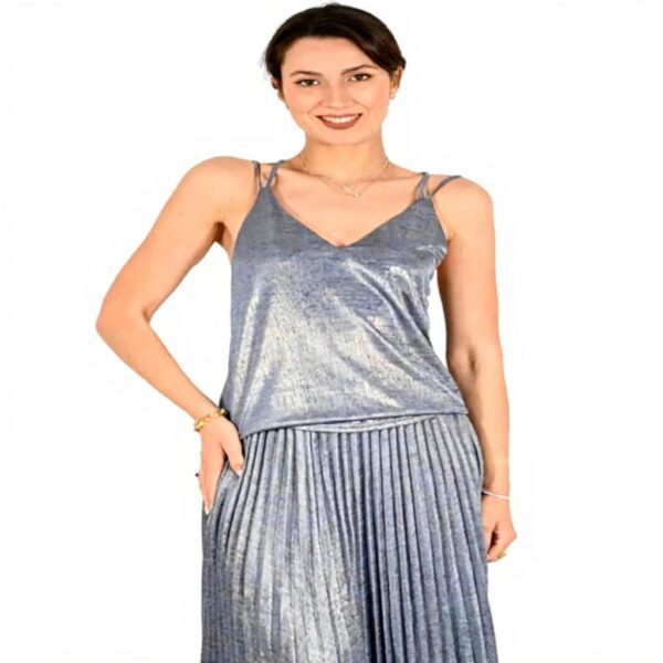 Canotta donna Molly Bracken blu P1275DE intimo moda