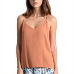 Canotta donna Molly Bracken bruciato N177EAP cotone