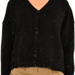 Cardigan donna Molly Bracken beige E1605AN comodo elegante-0