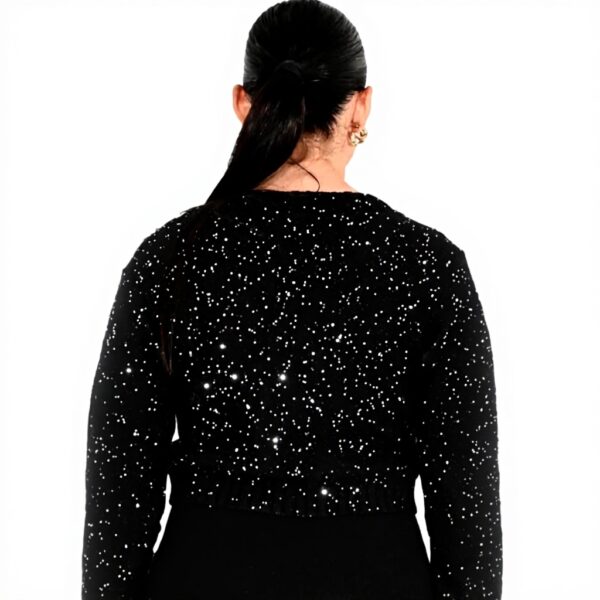 Cardigan donna Molly Bracken nero LAW128DH comodo elegante