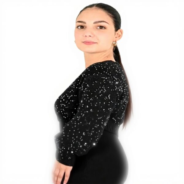 Cardigan donna Molly Bracken nero LAW128DH comodo elegante