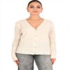 Cardigan donna Molly Bracken off white LA1423DN