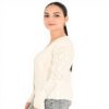 Cardigan donna Molly Bracken off white LA1423DN