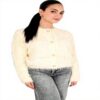 Cardigan donna Molly Bracken off white LA1818DH