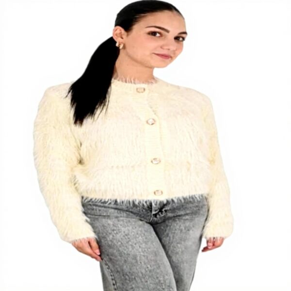 Cardigan donna Molly Bracken off white LA1818DH