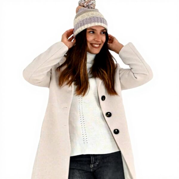 Cuffia donna Molly Bracken panna rosa multicolore B256BH