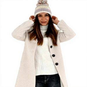 Cuffia donna Molly Bracken panna rosa multicolore B256BH