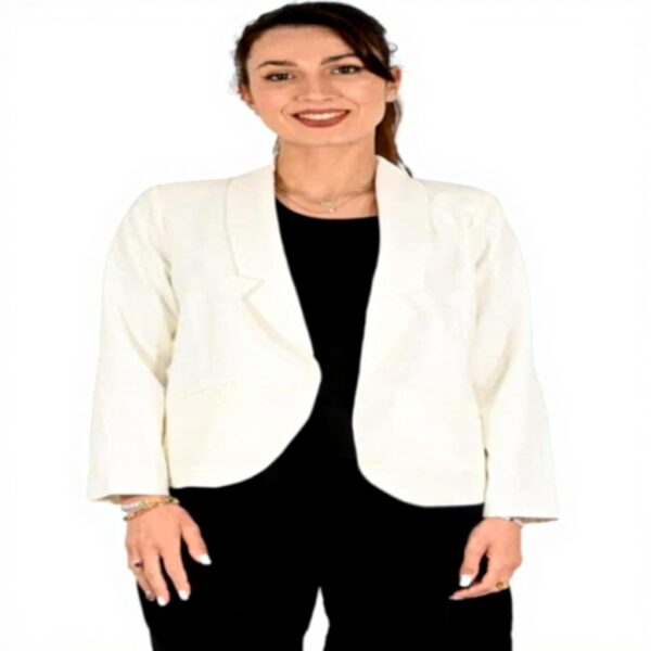 Giacca donna Molly Bracken bianco T1002DP moda casual