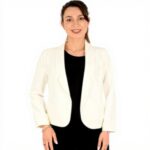 Giacca donna Molly Bracken bianco T1002DP moda casual