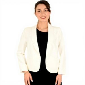 Giacca donna Molly Bracken bianco T1002DP moda casual