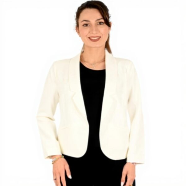 Giacca donna Molly Bracken bianco T1002DP moda casual