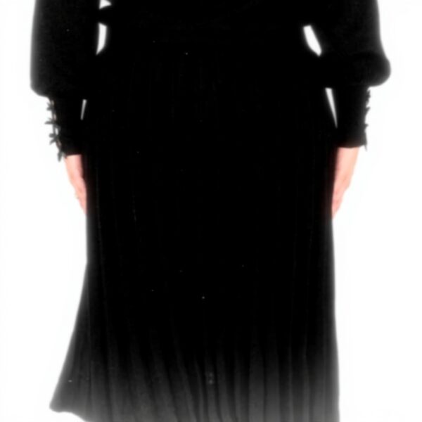 Gonna donna nera Molly Bracken LA1647DN moda elegante