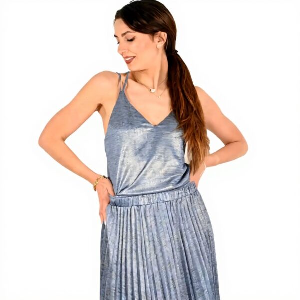 Gonna donna Molly Bracken blu P1676DE moda elegante