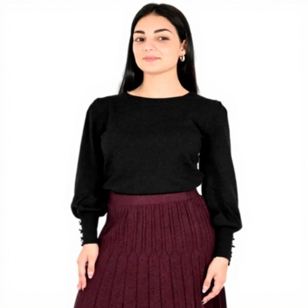 Molly Bracken gonna donna rosso scuro moda elegante LA1647DN