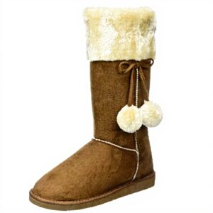 Stivali Molly Bracken Gs129h16 Tela Beige Cammello Donna