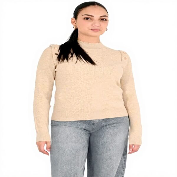 Maglia donna Molly Bracken beige T2113DN comoda elegante