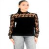 Maglia donna Molly Bracken nero LA1392DN comoda elegante
