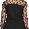 Maglia donna Molly Bracken nero LA1392DN comoda elegante-2