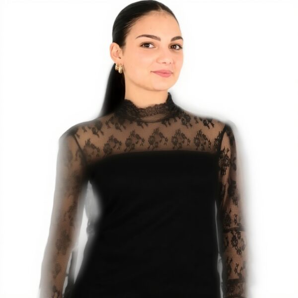 Maglia donna Molly Bracken nero LA1392DN comoda elegante
