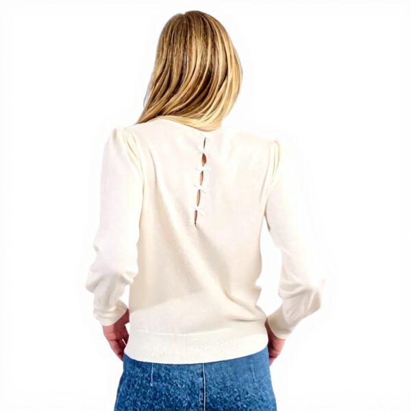 Maglione Donna Molly Bracken Nero Panna Lana Comfort