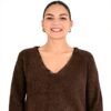 Maglia donna Molly Bracken cioccolato modello E1190DN