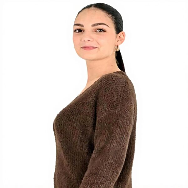 Maglia donna Molly Bracken cioccolato modello E1190DN