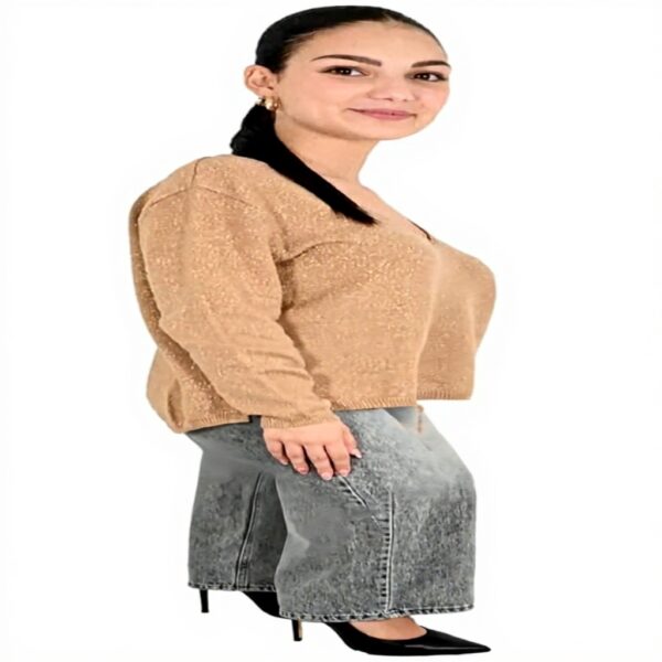 Maglia donna Molly Bracken golden beige LA1832DN