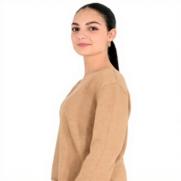 Maglia donna Molly Bracken golden beige LA1832DN