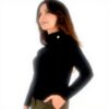 Maglia donna nero Molly Bracken E1125CN moda femminile