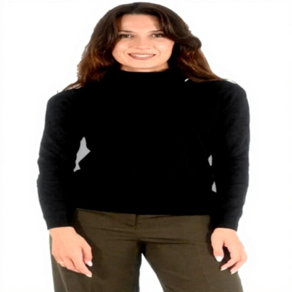 Maglia donna nero Molly Bracken E1125CN moda femminile