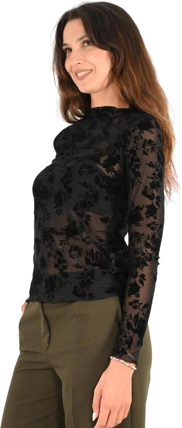 Maglia donna nero Molly Bracken LA1398CN colore M-1