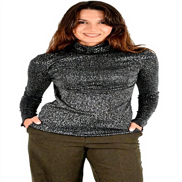 Maglia donna Molly Bracken nero T1939CH lana cotone