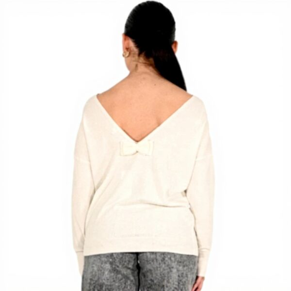 Maglia donna Molly Bracken off white modello E1759DN