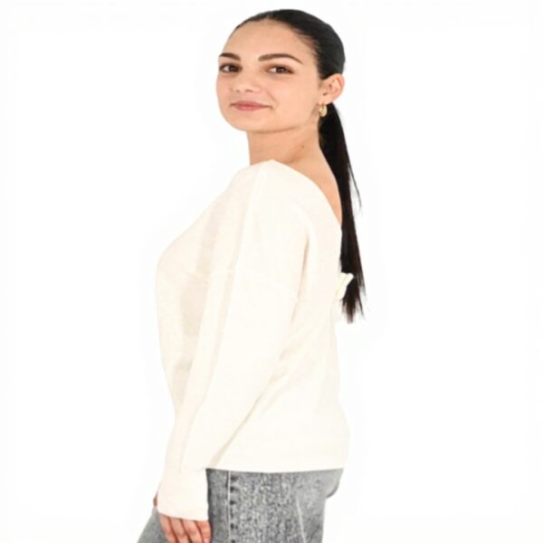 Maglia donna Molly Bracken off white modello E1759DN