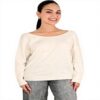 Maglia donna Molly Bracken off white modello E1759DN