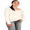 Maglia donna Molly Bracken off white modello E1759DN