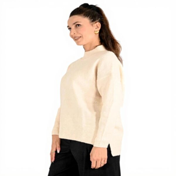 Molly Bracken maglia donna off white LA1582CN maglione