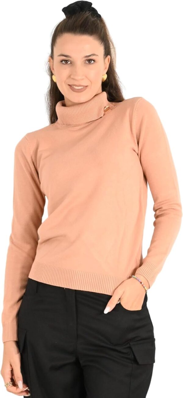 Maglia donna rosa Molly Bracken E1125CN moda italiana-0