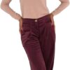 Pantalone donna Molly Bracken viola T1692BN comodo elegante-4
