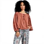 Pantaloni stampati donna MOLLY BRACKEN palazzo gamba larga