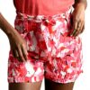 Shorts donna MOLLY BRACKEN stampa floreale vita alta