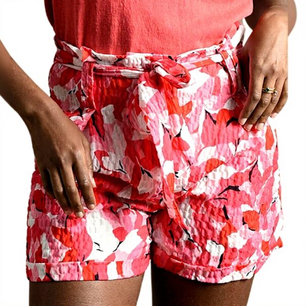 Shorts donna MOLLY BRACKEN stampa floreale vita alta