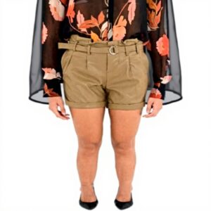 Molly Bracken shorts donna beige T1489AH pantaloncini moda